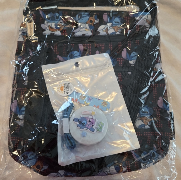 Loungefly Elvis Stitch Patterned Crossbody Bag - Picture 2 of 3